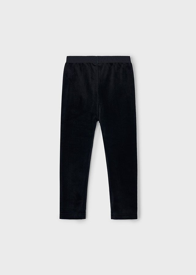 Black Velvet Leggings