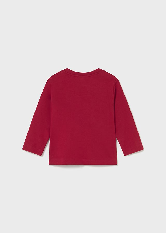 Red Polar Bear+Penguin LongsleeveTee