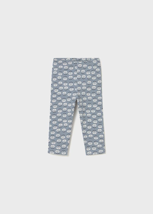 Flower Block Blue Bell Leggings