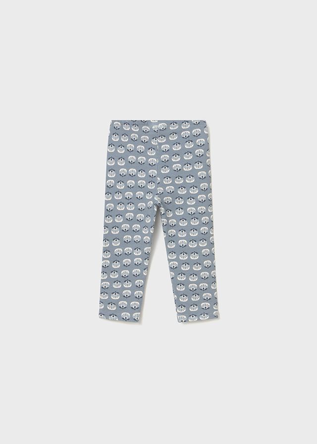 Flower Block Blue Bell Leggings