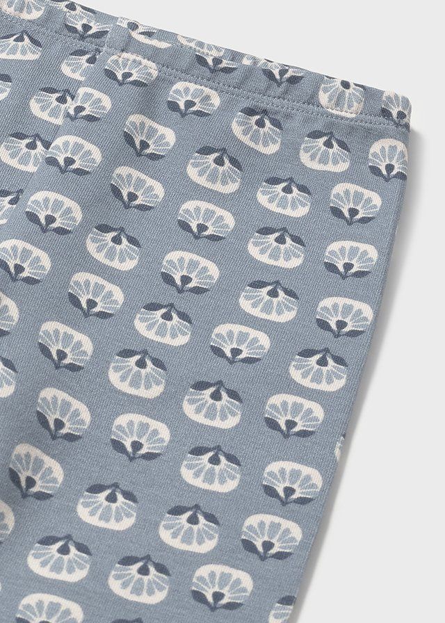 Flower Block Blue Bell Leggings