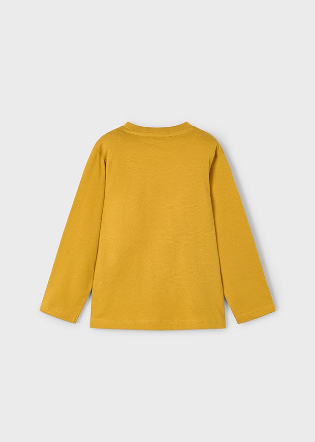 Yellow Dino on Bike Longsleeve