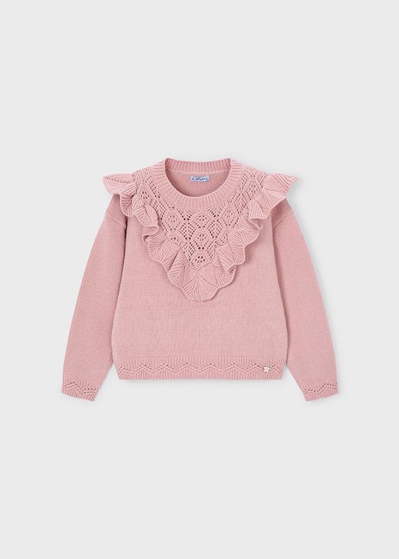 Blush Open Knit Sweater
