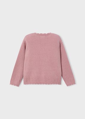 Smooth Knitted Blush Sweater