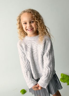 Silver Sequins Sweater