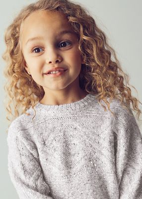 Silver Sequins Sweater