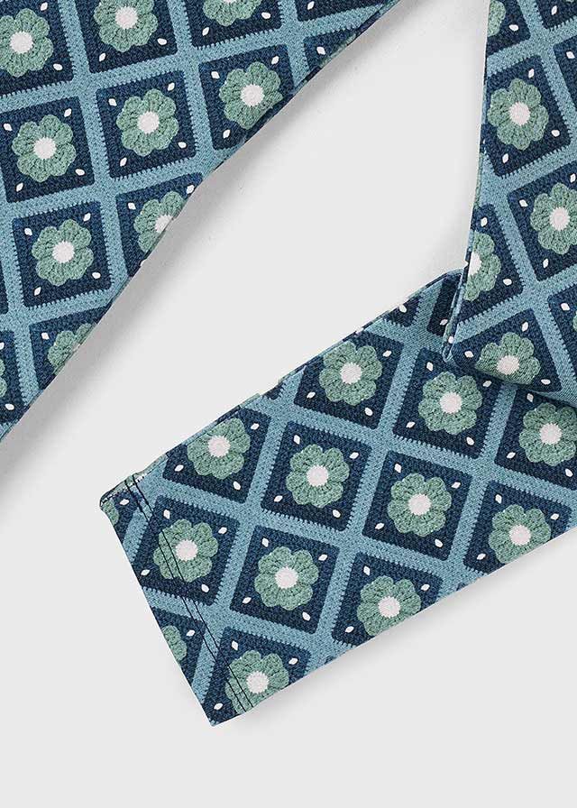 Green Floral Leggings