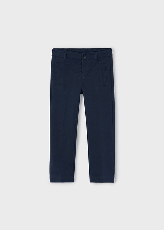 Navy Interlock Trousers