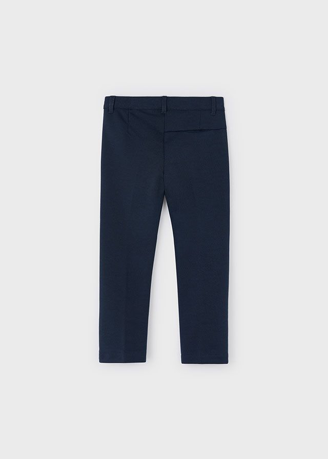 Navy Interlock Trousers