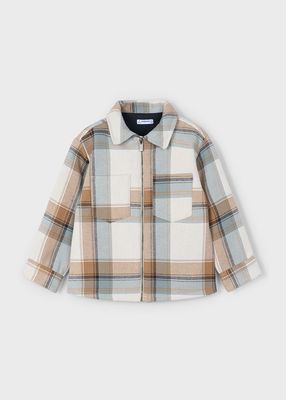 Caramel Checked Jacket