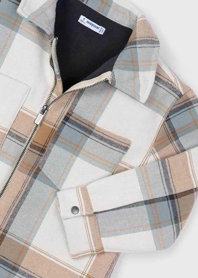 Caramel Checked Jacket