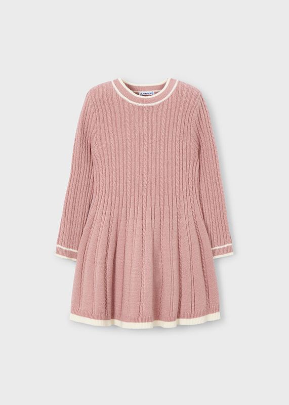 Blush Cable Knit Dress