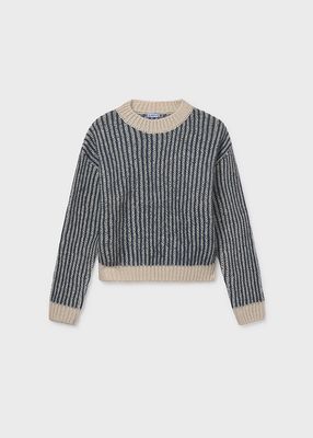 Vertical Stripe Sweater
