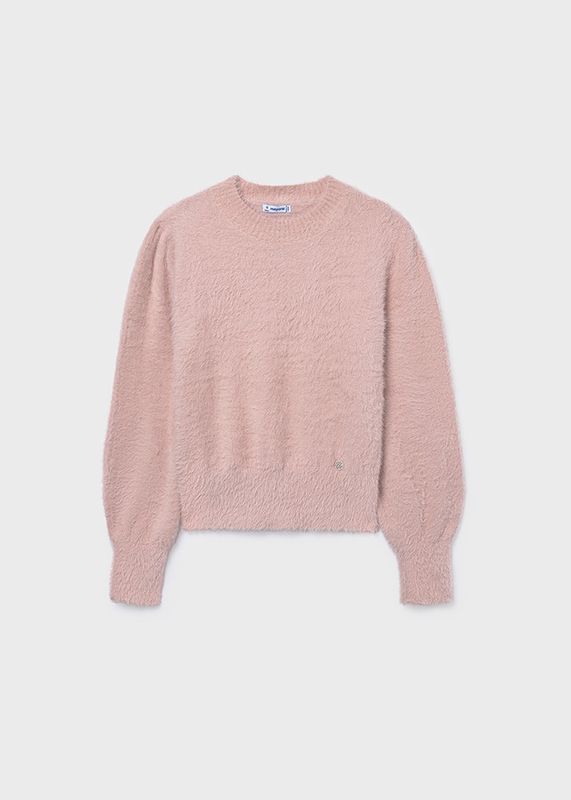 Nude Puff Sleeve Jumper