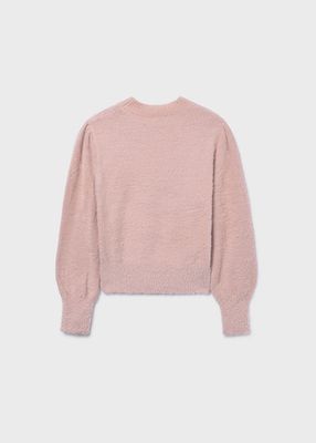 Nude Puff Sleeve Jumper