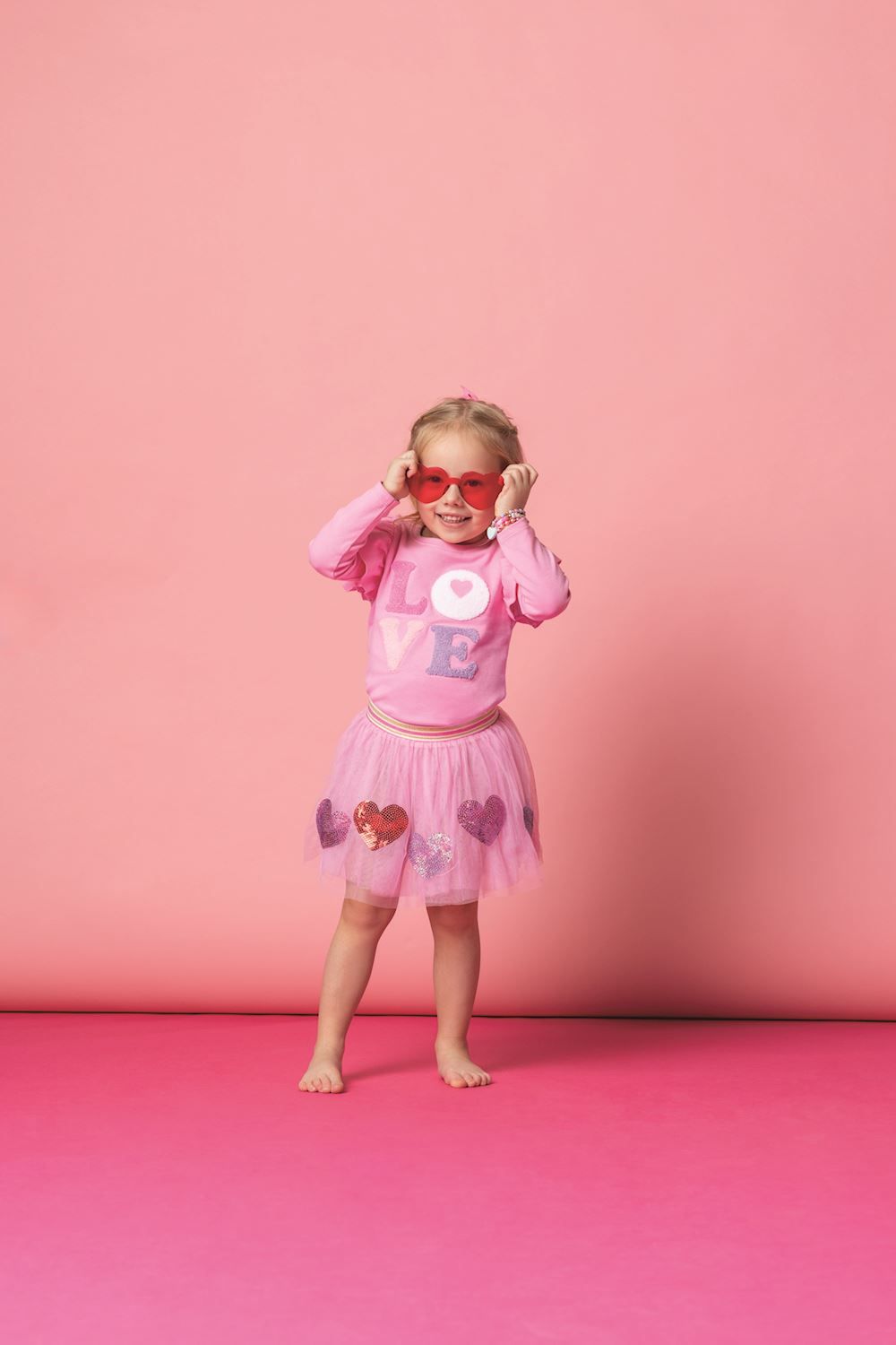 Sequin Heart Sparkle Tutu