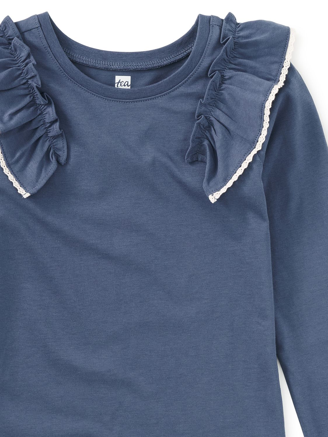 Triumph Blue Lace Trim Long-Sleeve 
