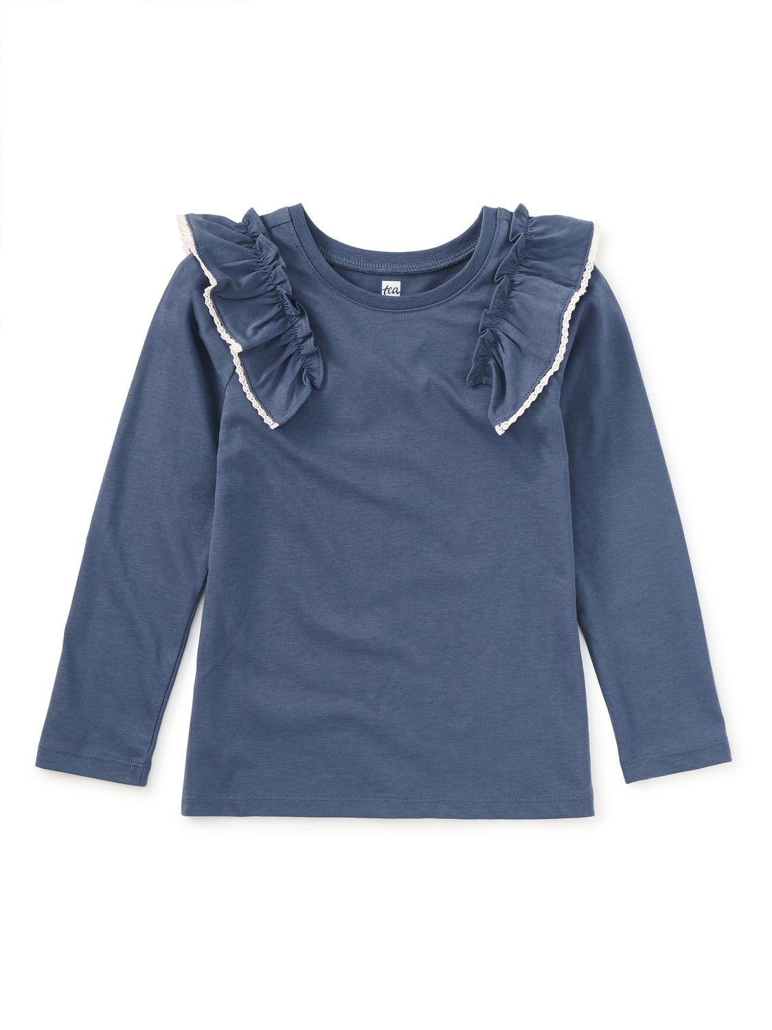Triumph Blue Lace Trim Long-Sleeve 