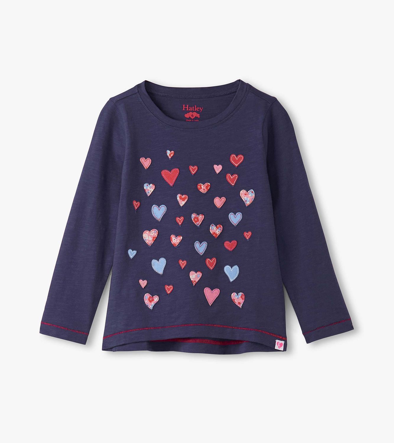 Falling Hearts Long Sleeve Tee