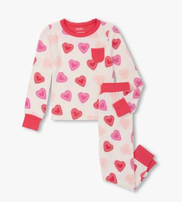 Cut Out Hearts Bamboo PJSet