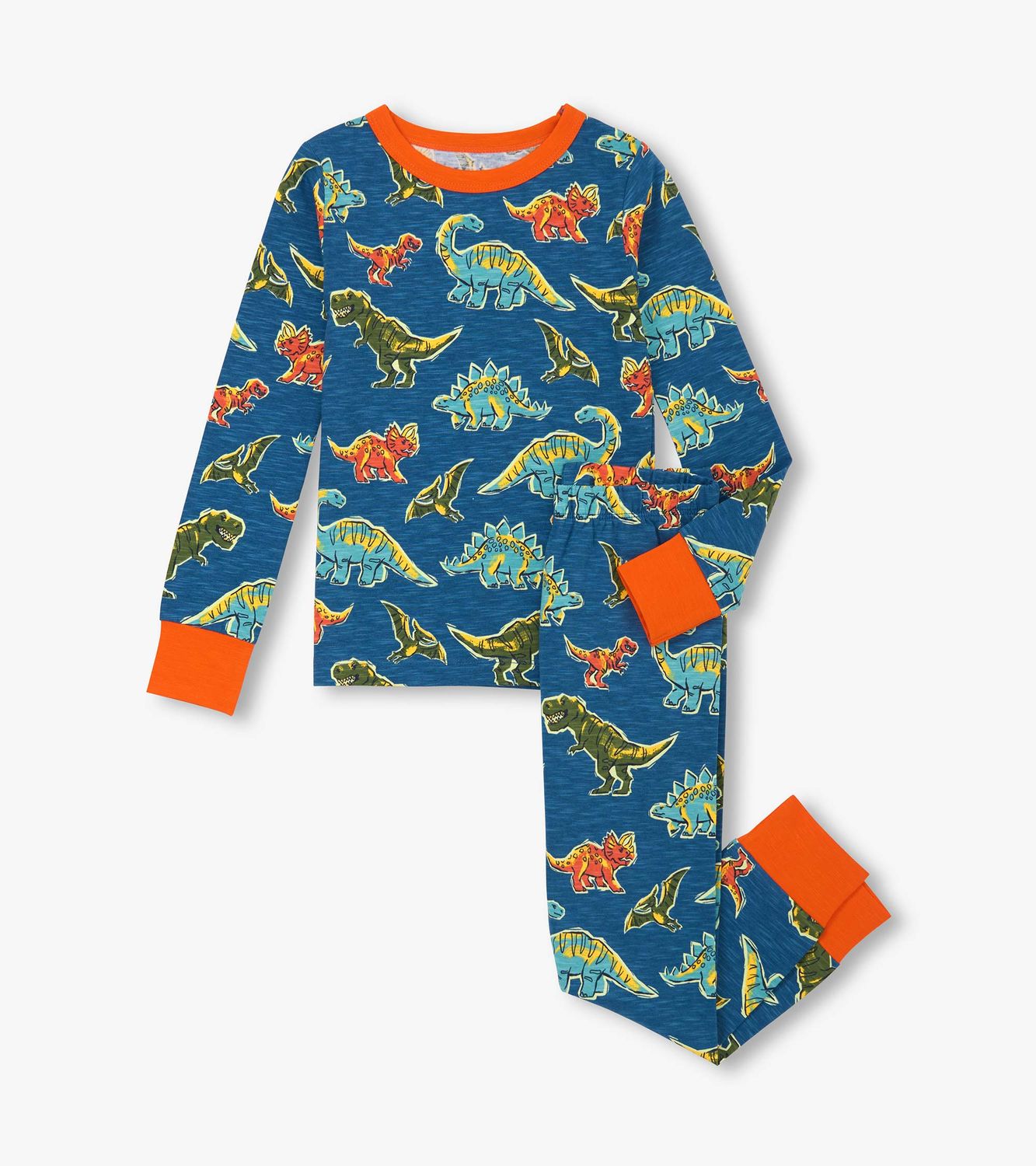 Dino Roar Stretch Cotton PJ Set