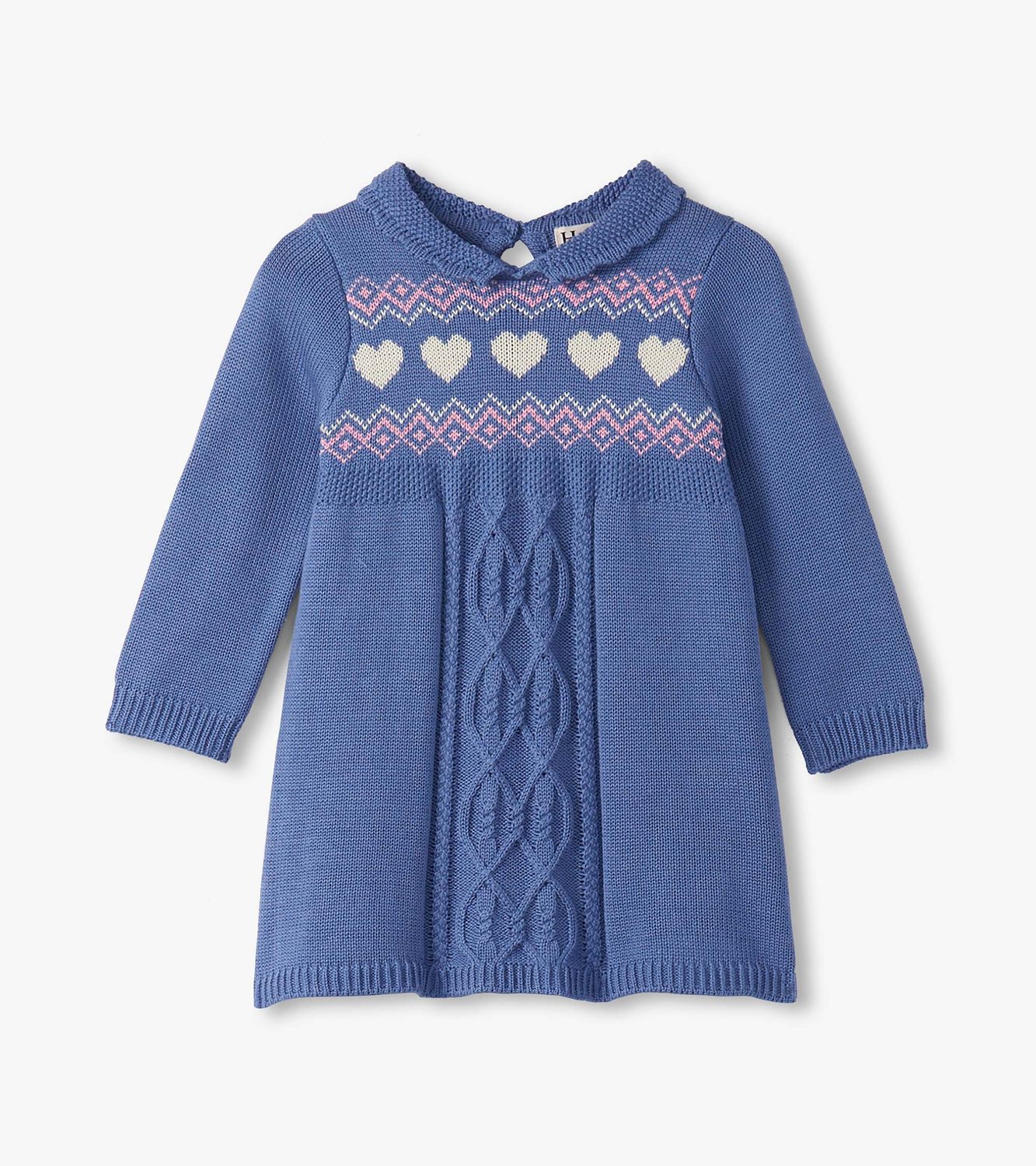 Polar Bear Cable Knit Sweater Dress