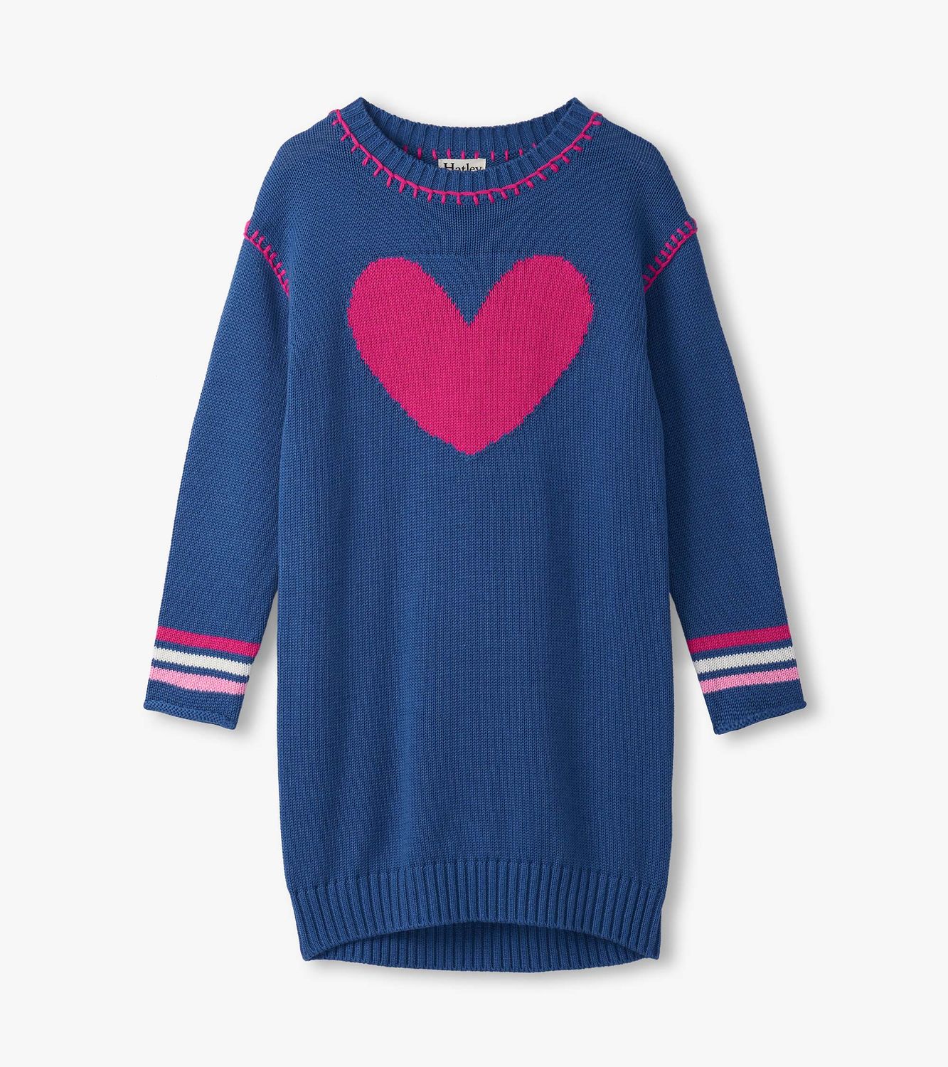 Sapphire Drop Shoulder Sweater Dress