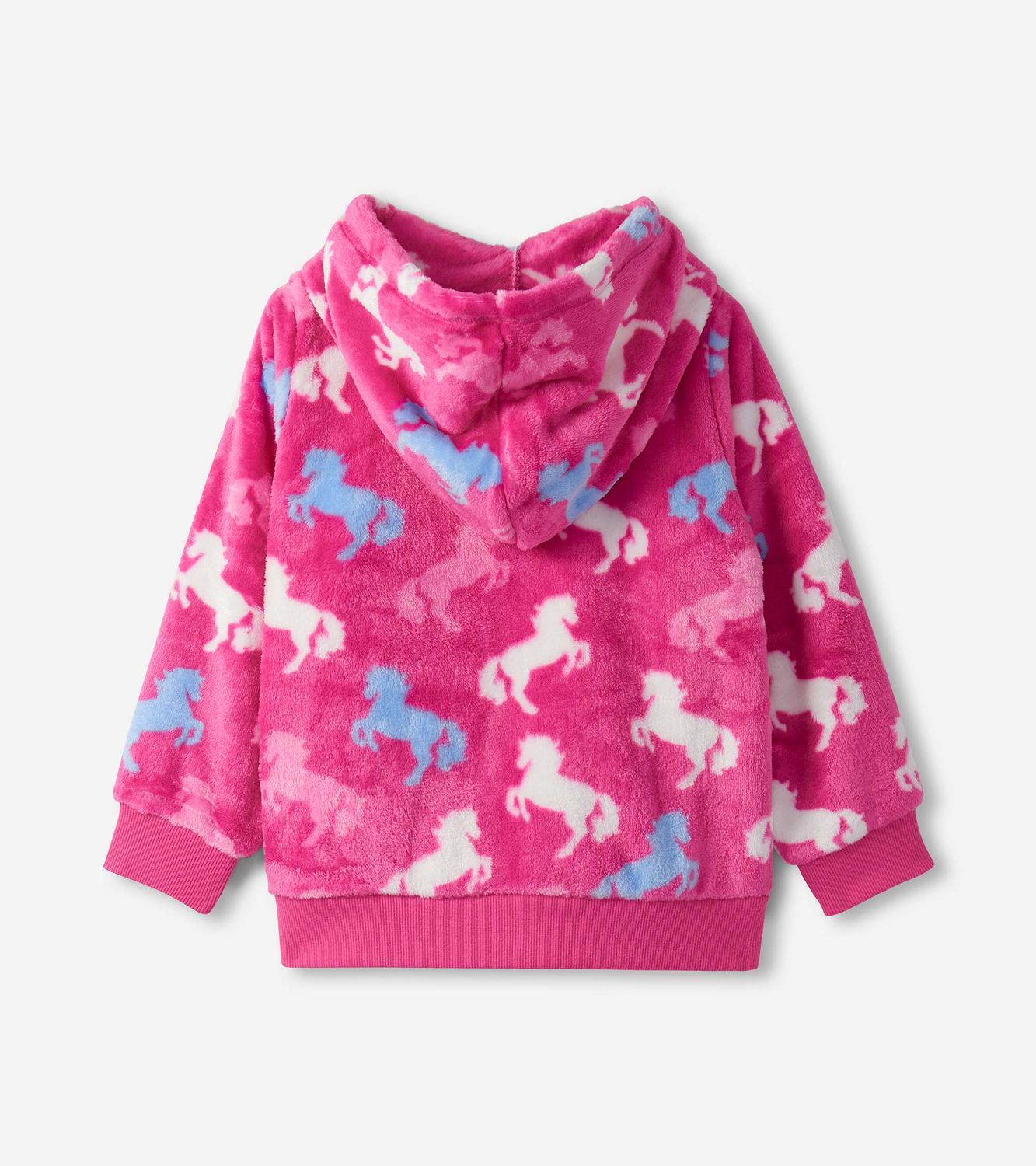 Beautiful Horses Fleece Zip-Up Hoodie