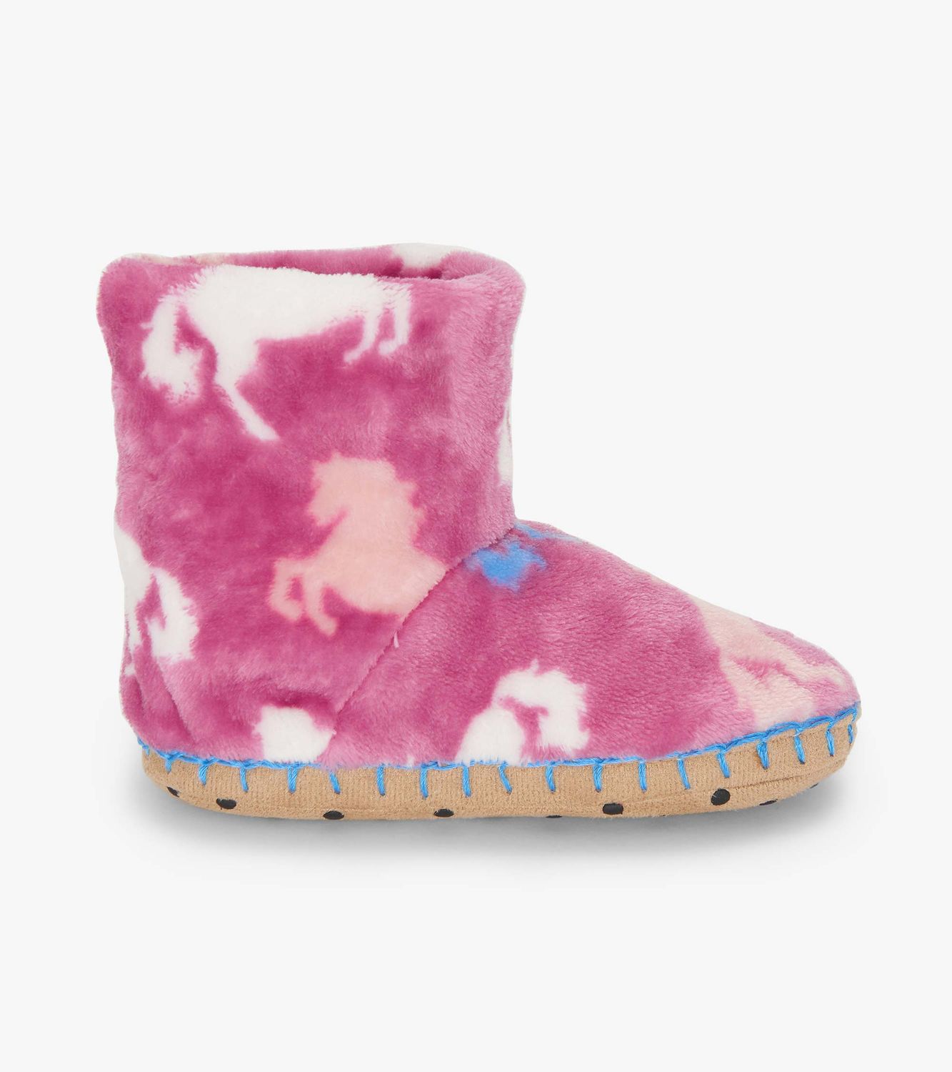 Beautiful Horses Fuzzy Fleece Slippers