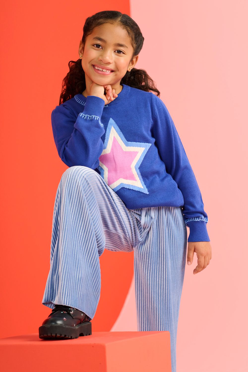 Super Star Pullover Sweater Tunic