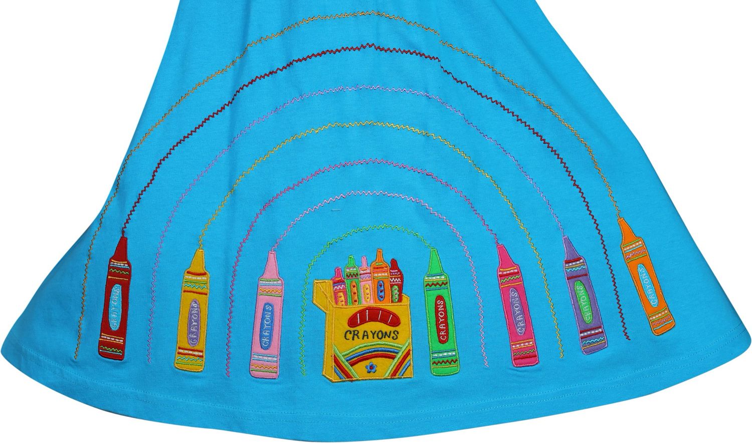 Turquoise Doodle Dress
