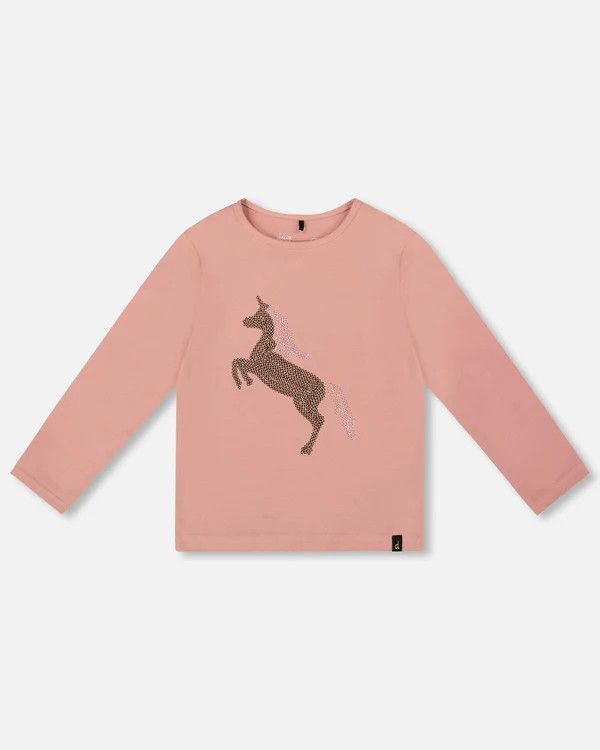 Cotton Rose Unicorn Long-sleeve