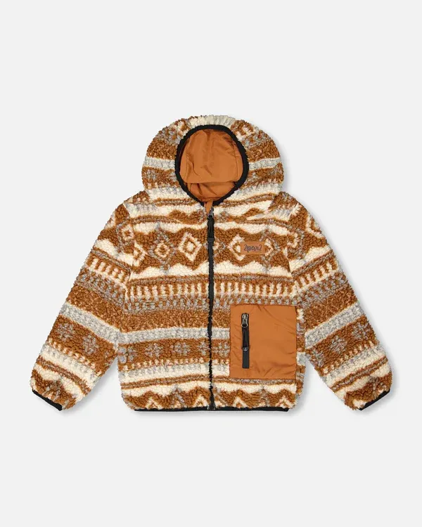 Pecan Brown Mid-Sean Jacket