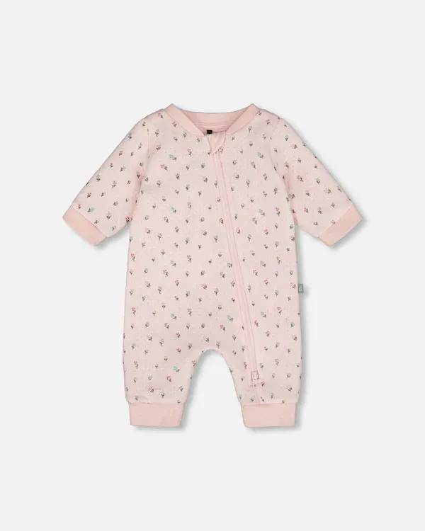 Pink Mini Floral Romper