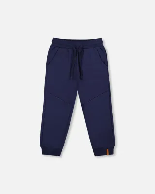 Navy Blue Sweatpant with Pockets
