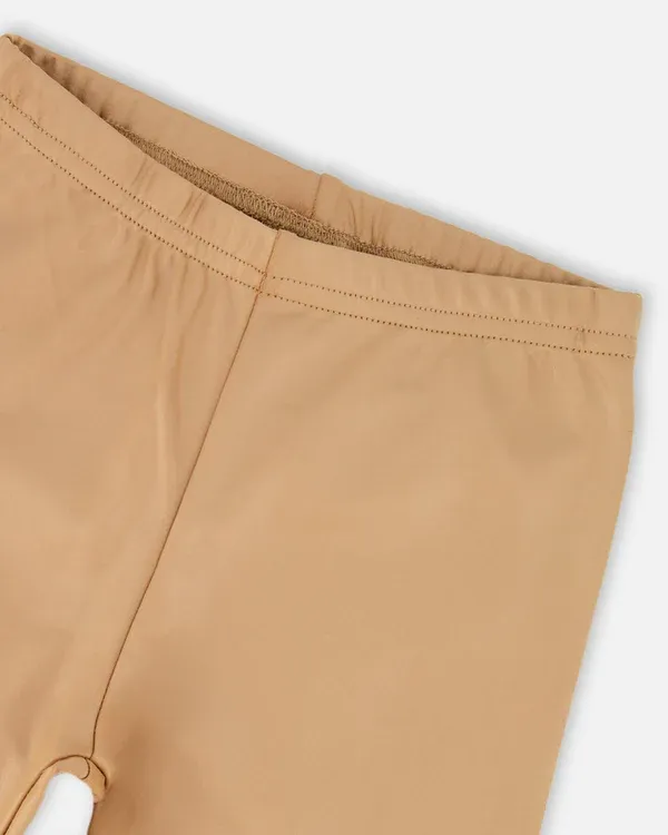Pecan Suede Treggings