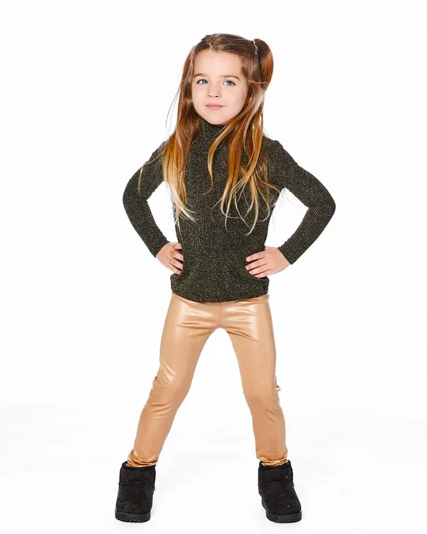Pecan Suede Treggings