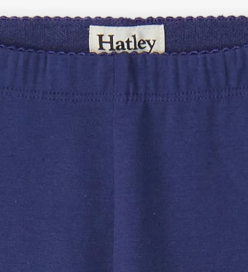 Navy Full Length Leggings