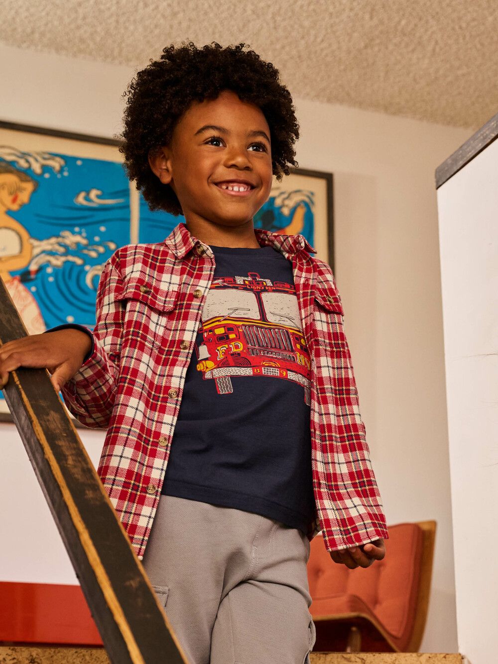 Fire Truck Graphic Tee