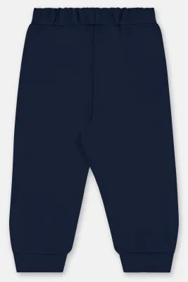Blue Fleece Lined Sweatpants