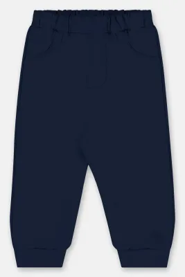 Blue Fleece Lined Sweatpants