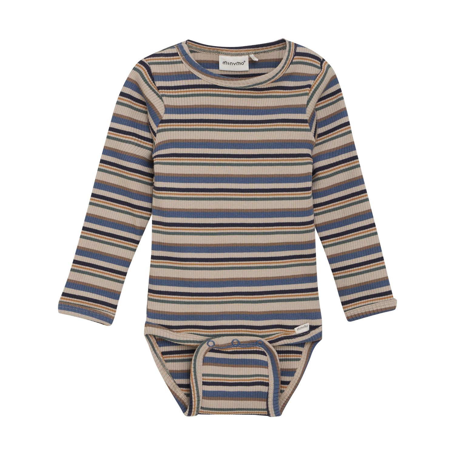 Striped Ribbed Bodysuit