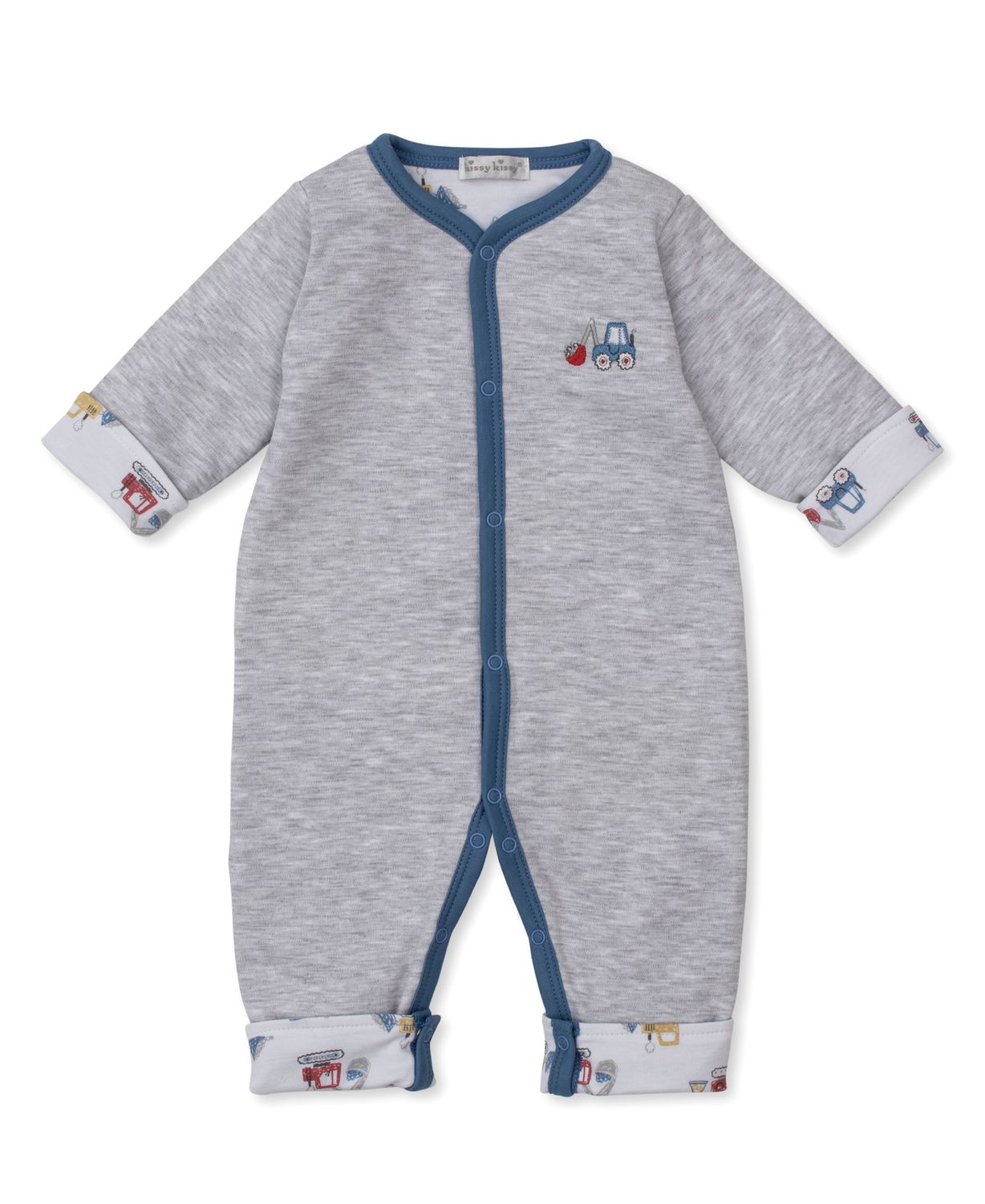 Construction Diggers Reversible Playsuit