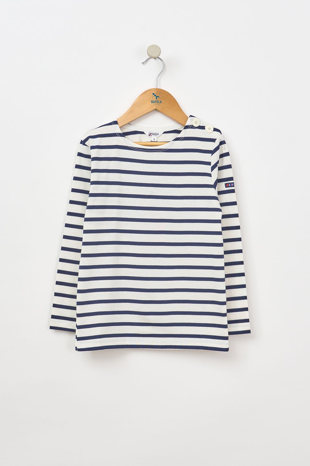 Cord/Navy Stripe Long-sleeve Shirt