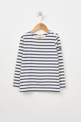 Cord/Navy Stripe Long-sleeve Shirt