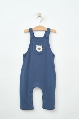 Vintage Indigo Bear Overall