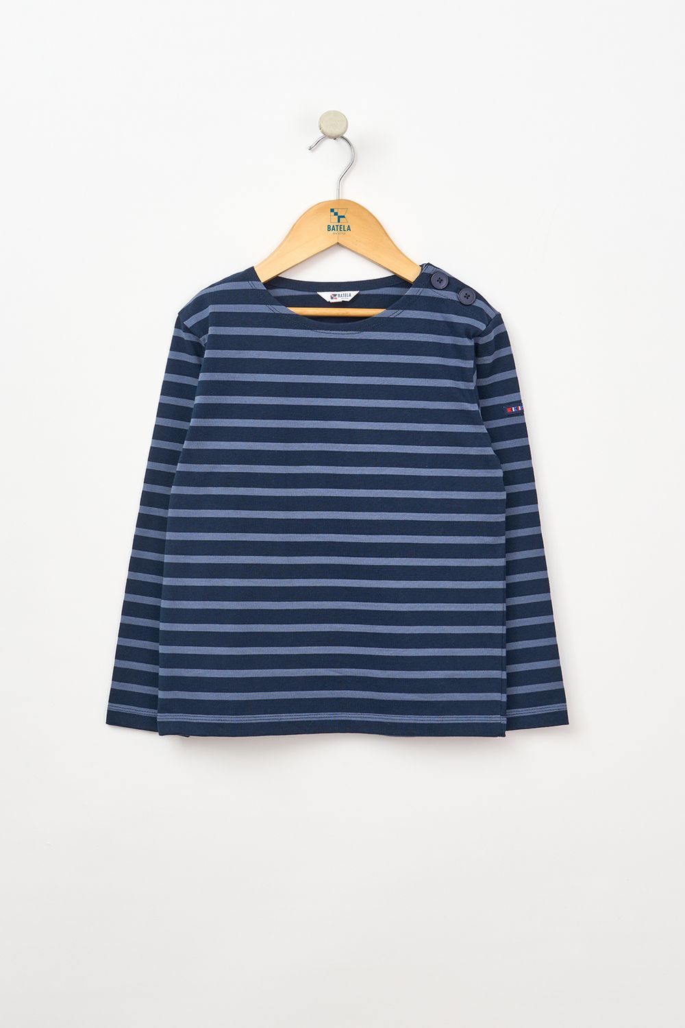 Vintage Indigo/Navy Stripe Long-sleeve Shirt