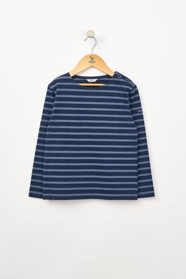 Vintage Indigo/Navy Stripe Long-sleeve Shirt