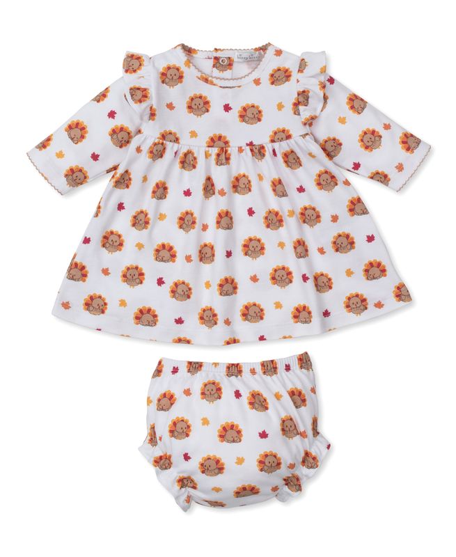 Turkey Team Print Dress Set