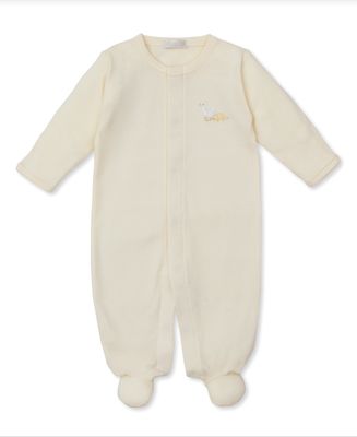Baby Duck Emb Yellow Footie
